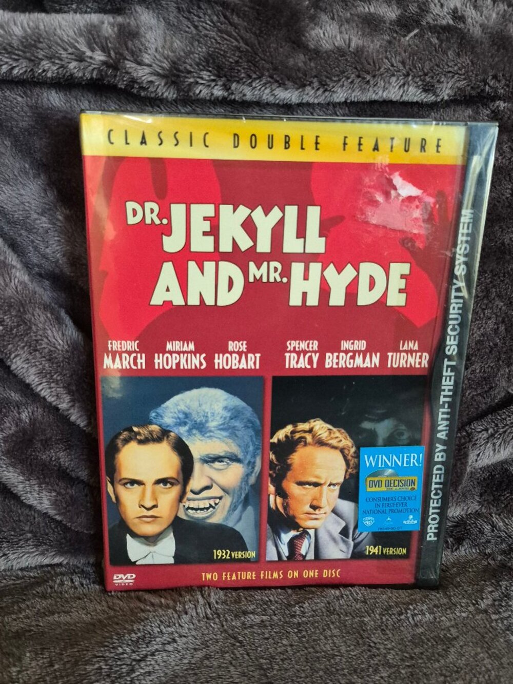 Dr. Jekyll and Mr. Hyde (1932 & 1941)(DVD, 2004, Classic Double Feature) WB Seal